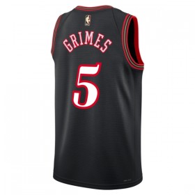 Män Philadelphia 76ers Tröja Quentin Grimes Nike 2025-26 Classic Edition Svart Swingman